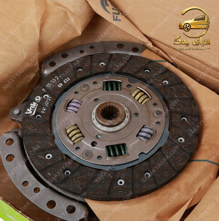 کیت کلاچ (دیسک و صفحه) ۶ فنر پری دمپر زانتیا 1800 والئو ( VALEO ) سبز اصل با لیبل هرینگتون