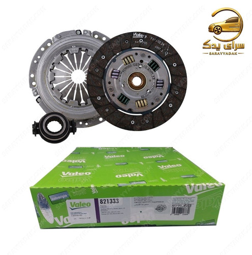کیت کلاچ (دیسک و صفحه) ۶ فنر پری دمپر زانتیا 1800 و پژو 405 والئو ( VALEO ) سبز اسپانیا اصل با لیبل هرینگتون