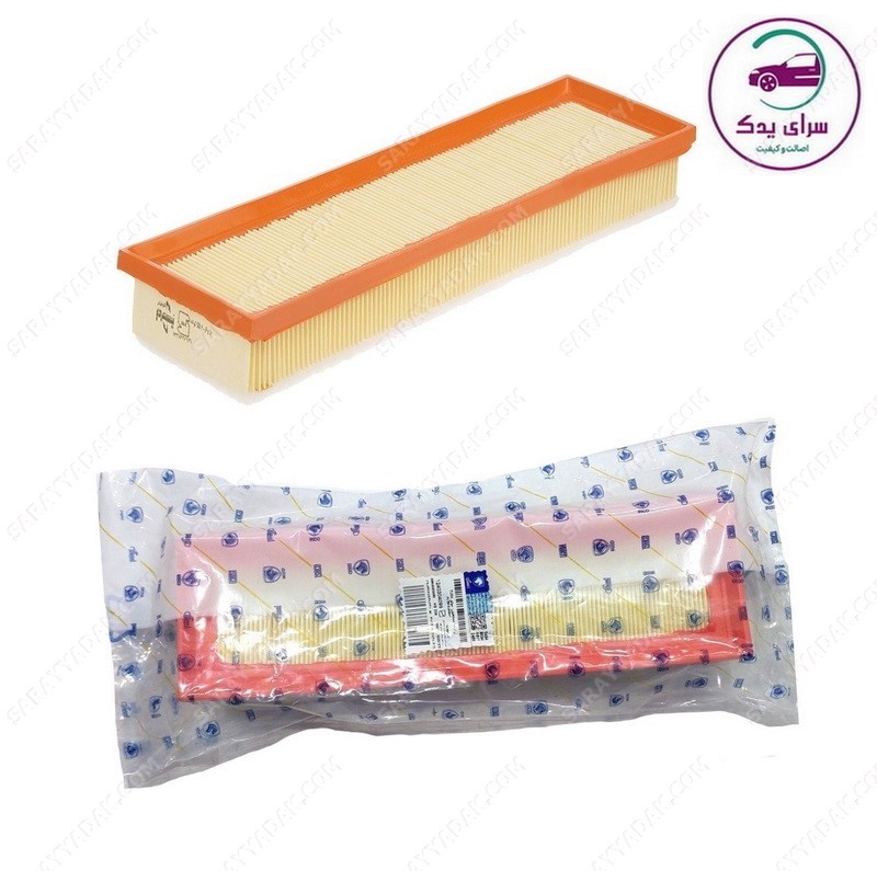 فیلتر هوا پژو 206 تیپ 2 ( موتور tu3 ) شرکتی ایساکو اصل 1240304099