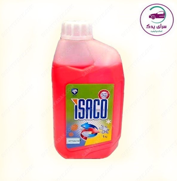 ضدیخ و ضد جوش صورتی ( غلیظ ) 890 میلی لیتر شرکتی ایساکو اصل