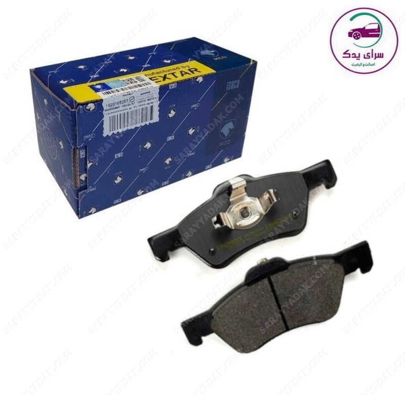لنت ترمز دیسکی جلو هایما + S7 (دست 4 عددی) تکستار شرکتی ایساکو اصل